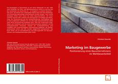 Capa do livro de Marketing im Baugewerbe 