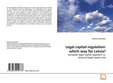 Couverture de Legal capital regulation: which way for Latvia?