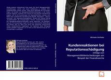 Capa do livro de Kundenreaktionen bei Reputationsschädigung 