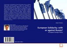 Capa do livro de European Solidarity; with or against Russia? 