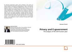 Capa do livro de Privacy and E-government 