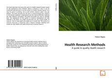 Capa do livro de Health Research Methods 