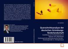 Capa do livro de Querschnittsanalyse der deutschen Gründungsförderlandschaft 