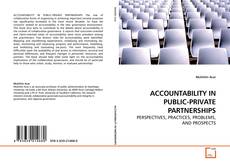 Couverture de ACCOUNTABILITY IN PUBLIC-PRIVATE PARTNERSHIPS