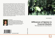 Couverture de Differences of Opinion in Financial Markets