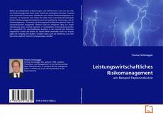 Buchcover von Leistungswirtschaftliches Risikomanagement