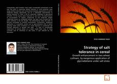 Couverture de Strategy of salt tolerance in cereal