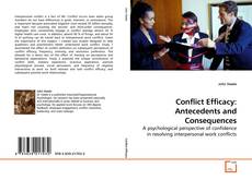 Buchcover von Conflict Efficacy: Antecedents and Consequences