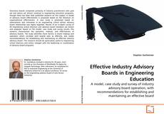 Capa do livro de Effective Industry Advisory Boards in Engineering Education 