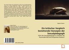 Capa do livro de Ein kritischer Vergleich bestehender Konzepte der Sexualpädagogik 