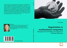 Couverture de Repatriation in multinational companies