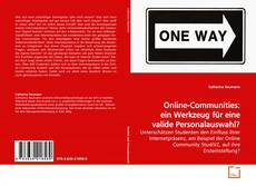 Copertina di Online-Communities: ein Werkzeug für eine valide Personalauswahl?
