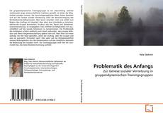 Buchcover von Problematik des Anfangs