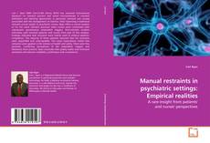 Copertina di Manual restraints in psychiatric settings: Empirical realities