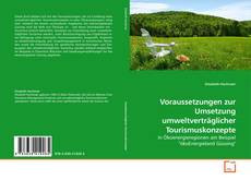 Capa do livro de Voraussetzungen zur Umsetzung umweltverträglicher Tourismuskonzepte 