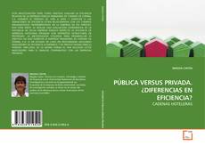 Copertina di PÚBLICA VERSUS PRIVADA. ¿DIFERENCIAS EN EFICIENCIA?