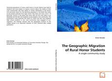 Couverture de The Geographic Migration of Rural Honor Students
