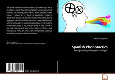 Capa do livro de Spanish Phonotactics 