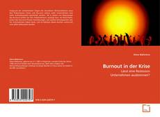Copertina di Burnout in der Krise