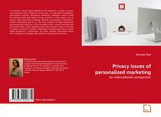 Couverture de Privacy issues of personalized marketing