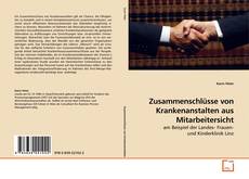 Buchcover von Zusammenschlüsse von Krankenanstalten aus Mitarbeitersicht