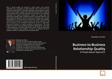 Capa do livro de Business-to-Business Relationship Quality 