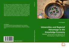 Buchcover von Universities and Regional Advantage in the Knowledge Economy