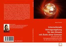 Buchcover von Internationale Vertragsregelung für den Einsatz mit Ärzte ohne Grenzen