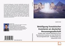 Couverture de Beteiligung französischer Investoren an deutscher Personengesellschaft