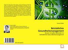 Capa do livro de Betriebliches Gesundheitsmanagement 
