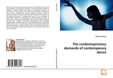 Couverture de The cardiorespiratory demands of contemporary dance