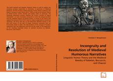 Capa do livro de Incongruity and Resolution of Medieval Humorous Narratives 