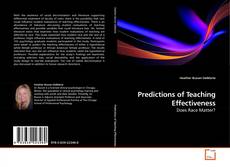 Couverture de Predictions of Teaching Effectiveness