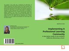 Couverture de Implementing A Professional Learning Community