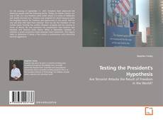 Capa do livro de Testing the President's Hypothesis 