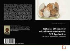 Capa do livro de Technical Efficiency of Microfinance Institutions: DEA Application 