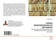 Couverture de FUNGAL BIODETERIORATION OF DOCUMENTS