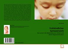 Copertina di Frühkindlicher Syntaxerwerb