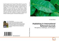 Capa do livro de Publishing in International Refereed Journals 