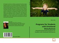 Capa do livro de Programs for Students with Emotional Disturbances 