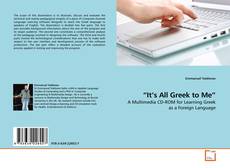 Capa do livro de “It’s All Greek to Me” 