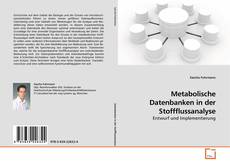 Capa do livro de Metabolische Datenbanken in der Stoffflussanalyse 