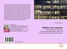 Capa do livro de Effekte von Fusionen 