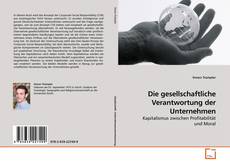 Capa do livro de Die gesellschaftliche Verantwortung der Unternehmen 