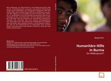 Capa do livro de Humanitäre Hilfe in Burma 