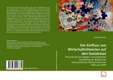 Capa do livro de Der Einfluss von Wirtschaftstheorien auf den Sozialstaat 