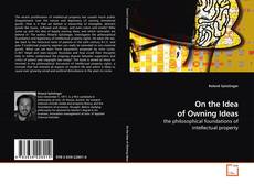 Capa do livro de On the Idea of Owning Ideas 