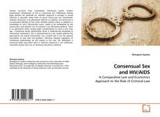 Capa do livro de Consensual Sex and HIV/AIDS 