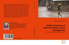 Couverture de Political Economy of Botswana Public Sector Management