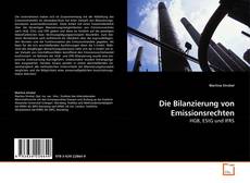 Capa do livro de Die Bilanzierung von Emissionsrechten 